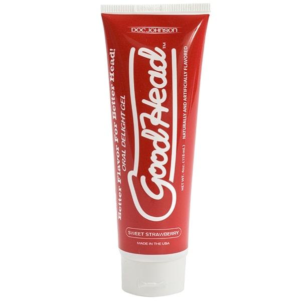 Goodhead Oral Delight Gel 4 Oz Strawberry (bulk) - Click Image to Close