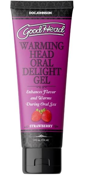 Goodhead Warming Oral Delight Gel Strawberry 4 Oz