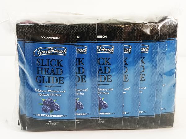 Goodhead Slick Head Glide Bulk Refill Blue Raspberry 48 Pcs 0.24 Oz