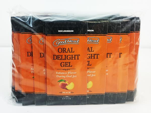 Goodhead Oral Delight Gel Bulk Refill Peach 48 Pcs 0.24 Oz - Click Image to Close