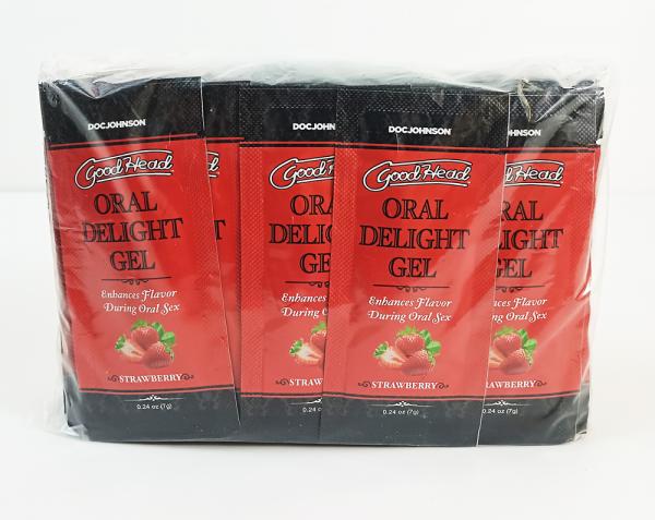 Goodhead Oral Delight Gel Bulk Refill Strawberry 48 Pcs 0.24 Oz