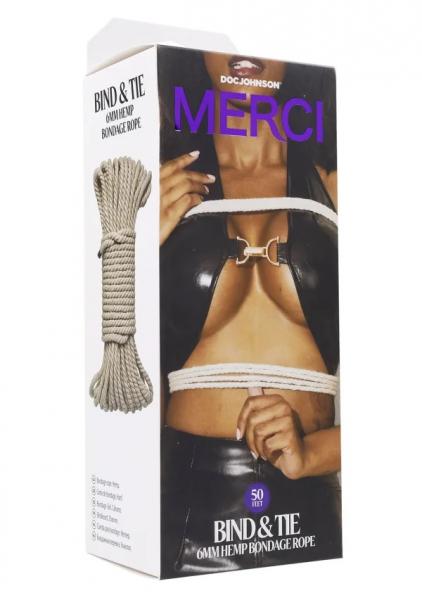 Merci Bind & Tie 50ft Natural - Click Image to Close