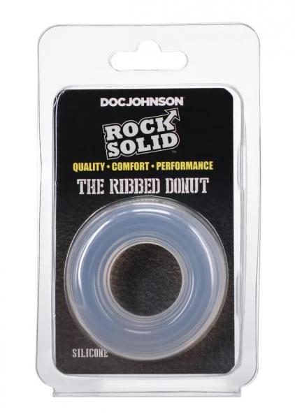 Rock Solid Ribbed Donut Translucent - Click Image to Close