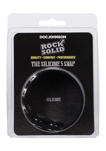 Rock Solid Silicone 5 Snap Translucent - Click Image to Close