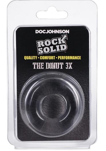 Rock Solid Donut 3x Clear - Click Image to Close