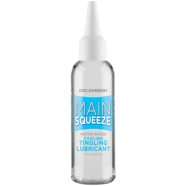 Main Squeeze Cooling Tingling Water Based Lubricant 3.4oz - Click Image to Close