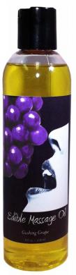 Massage Oil Edible Grape 8Oz - Click Image to Close