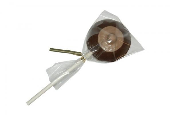 Erotic Chocolate Small Single Boob with Stick Lollipop - Click Image to Close