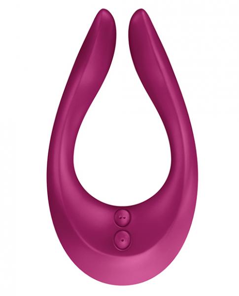 Satisfyer Partner Multifun 2 Plum Vibrator - Click Image to Close