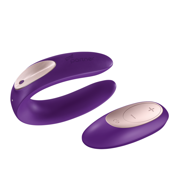 Partner Plus with Remote Purple Vibrator