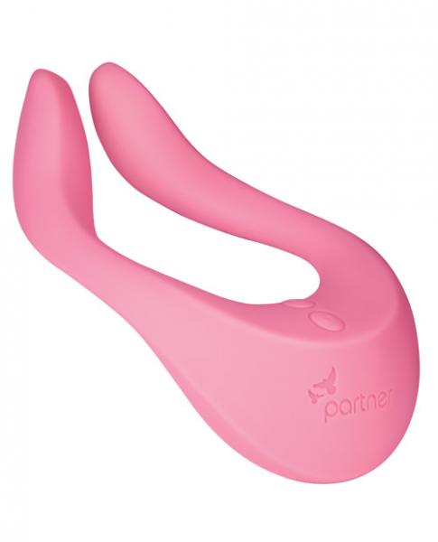 Satisfyer Partner Multifun 2 Pink Couples Vibrator - Click Image to Close