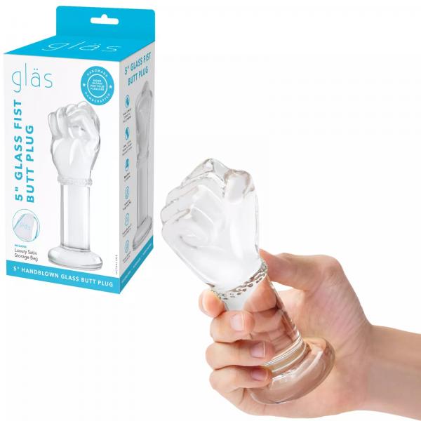 Glas Double Trouble Glass Dildo Clear