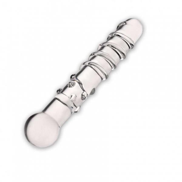 Glas Callisto Clear Glass Dildo - Click Image to Close