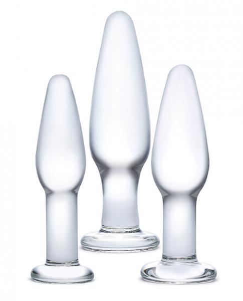 Glas 3 Piece Glass Anal Training Set Clear