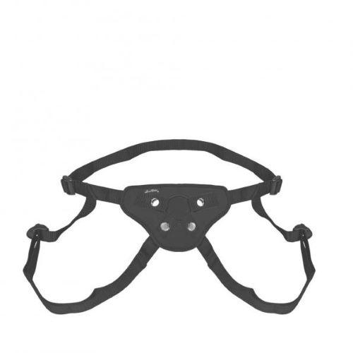 Lux Fetish Beginners Strap On Harness Black - Click Image to Close