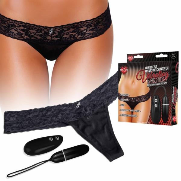 Hustler Wireless Remote Control Vibrating Panties S/M - Click Image to Close