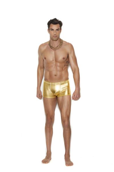 Gold Lame Boxer Brief L/xl - Click Image to Close