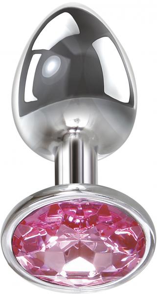 Pink Gem Anal Plug Medium - Click Image to Close