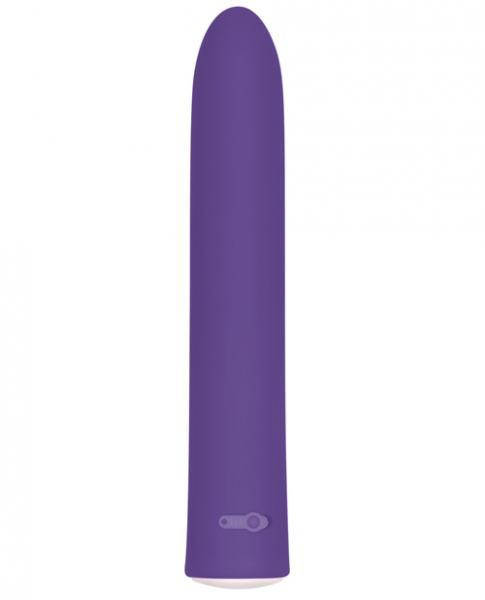 Evolved Rechargeable Slim Purple 7 Function Vibrator - Click Image to Close