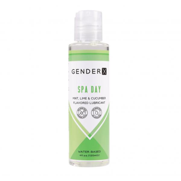 Gender X Spa Day Flavored Lube 4 Oz - Click Image to Close