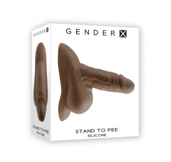 Gender X Stand To Pee Dark Silicone - Click Image to Close