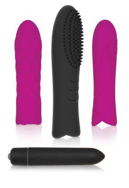 Pleasure Sleeve Trio with Bullet Vibrator - Click Image to Close