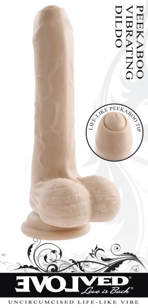 Evolved Peek A Boo Vibrating Dildo Light