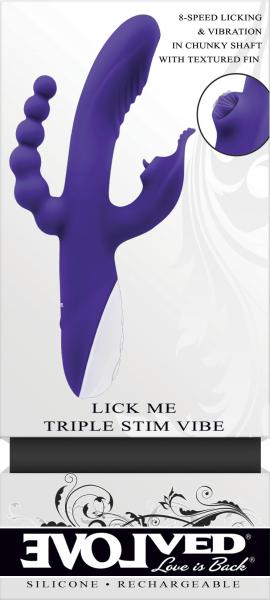 Evolved Lick Me Triple Stim Vibe - Click Image to Close