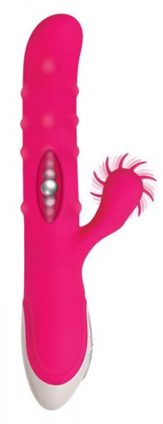 Love Spun Pink Rabbit Style Vibrator - Click Image to Close