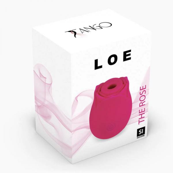 Loe The Rose Premium Suction Stimulator Neon Pink - Click Image to Close