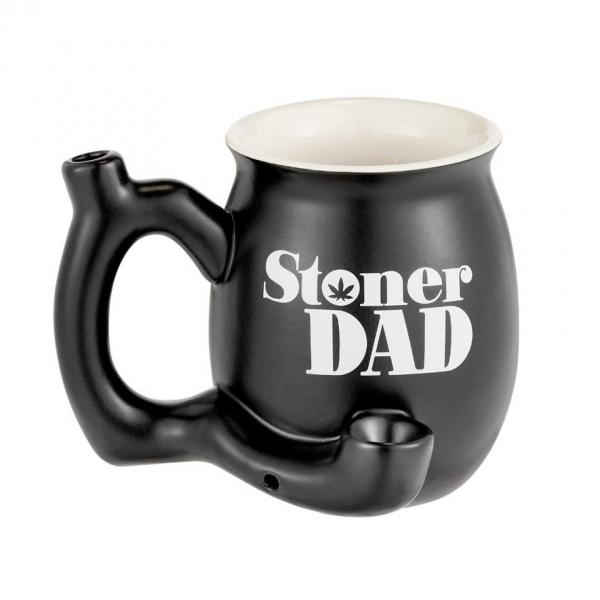 Matte Black Stoner Dad Mug - Click Image to Close