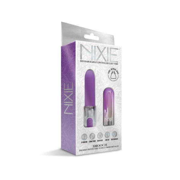 Nixie Lipstick Vibrator Purple Ombre - Click Image to Close