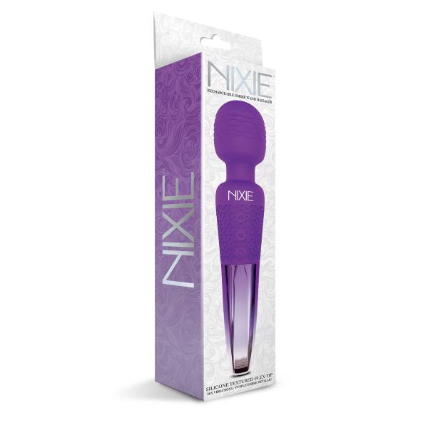 Nixie Wand Massager Purple Ombre Metallic - Click Image to Close