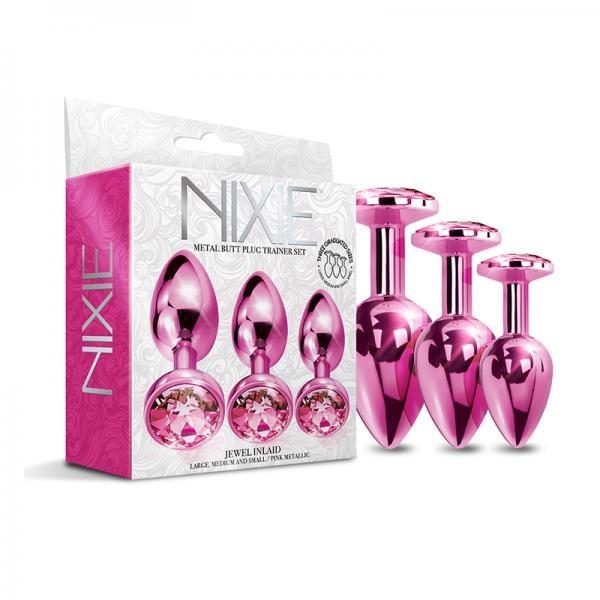 Nixie Metal Plug Trainer Set Pink Metallic - Click Image to Close