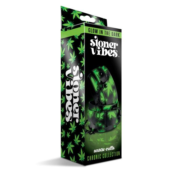 Stoner Vibe Chronic Collection Glow In The Dark Ankle Cuffs