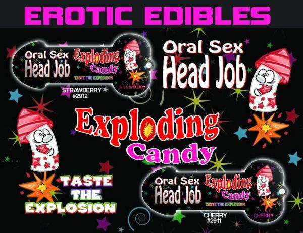 Head Job Oral Sex Candy Strawberry Red - Click Image to Close