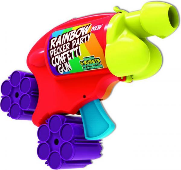 Rainbow Pecker Party Confetti Gun - Click Image to Close