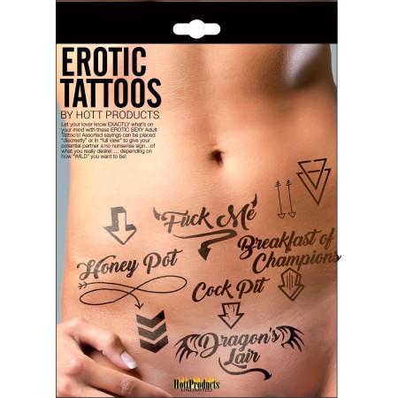 Erotic Tattoos Assorted Pack - Click Image to Close