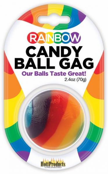 Rainbow Candy Ball Gag - Click Image to Close