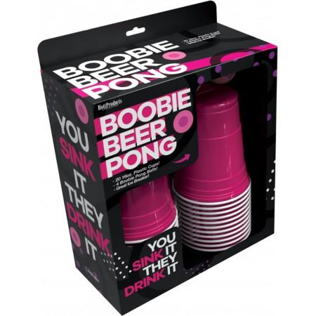 Boobie Beer Pong Drinking Game 20 Cups 4 Balls - Click Image to Close