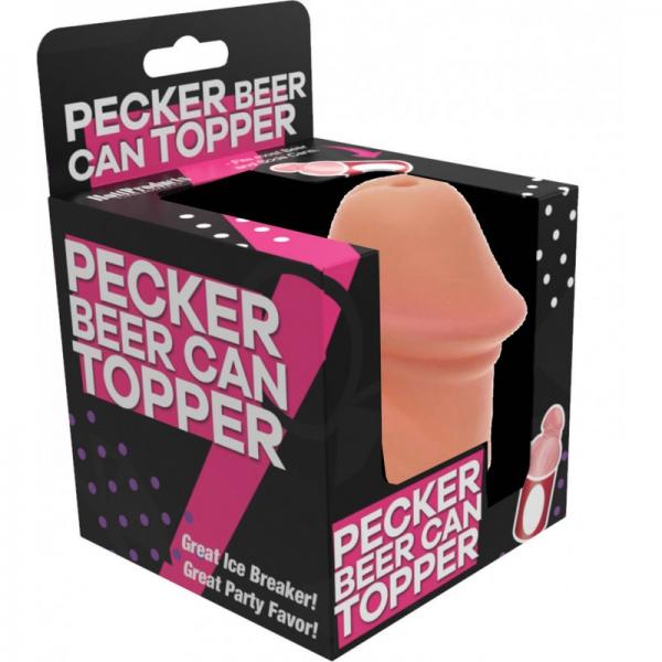 Pecker Beer Can Topper - Click Image to Close