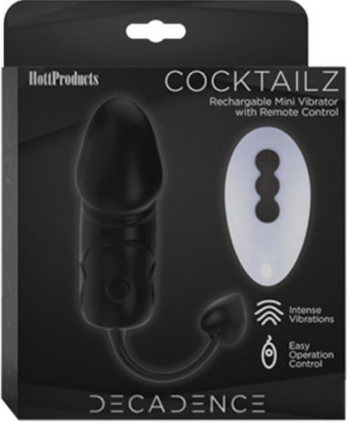 Decadence Cocktailz Vibrating Penis Shape Egg - Click Image to Close