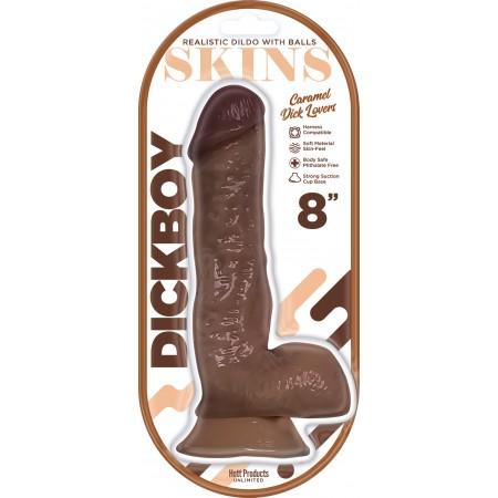 Dickboy Skins Dildo Caramel Lovers 8in - Click Image to Close