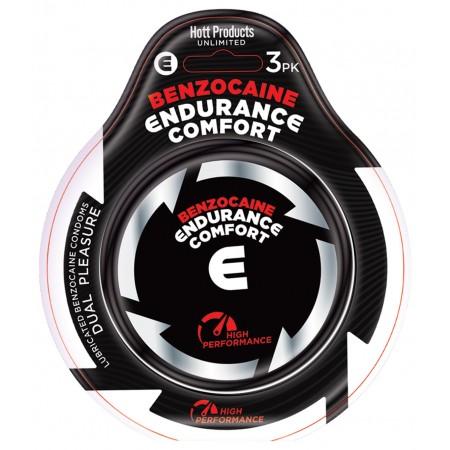 Endurance Comfort Benzocaine Condoms 3pk - Click Image to Close