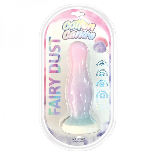 Cotton Candy Fairy Dust 5.7in Silicone Dildo