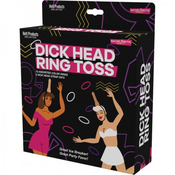 Pecker Head Ring Toss Game W/ Asst. Color Rings