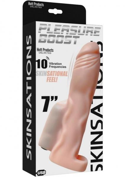 Skinsations Pleasure Boost Extreme Vibe Cock Sleeve - Click Image to Close