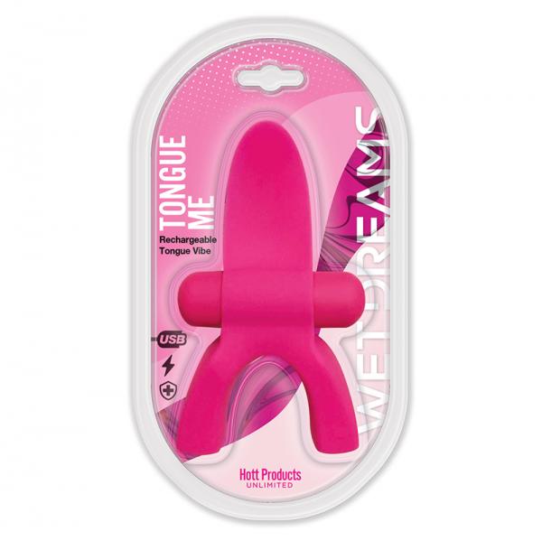 Tongue Me Extreme Pleasure Tongue Vibe Pink - Click Image to Close