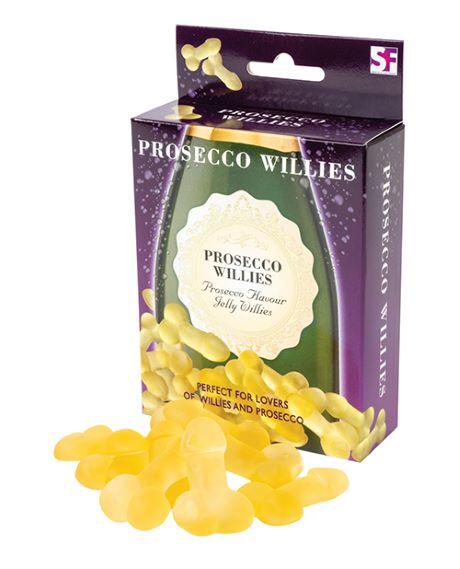 Prosecco Willies Penis Shaped Gummies Champagne Flavor