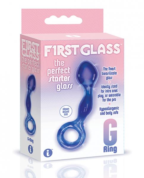 The 9s First Glass G-ring Anal & Pussy Stimulator - Click Image to Close